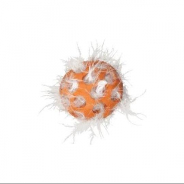 Feather ball het leukste speelballetje voor je kat -voerpuzzels.nl
